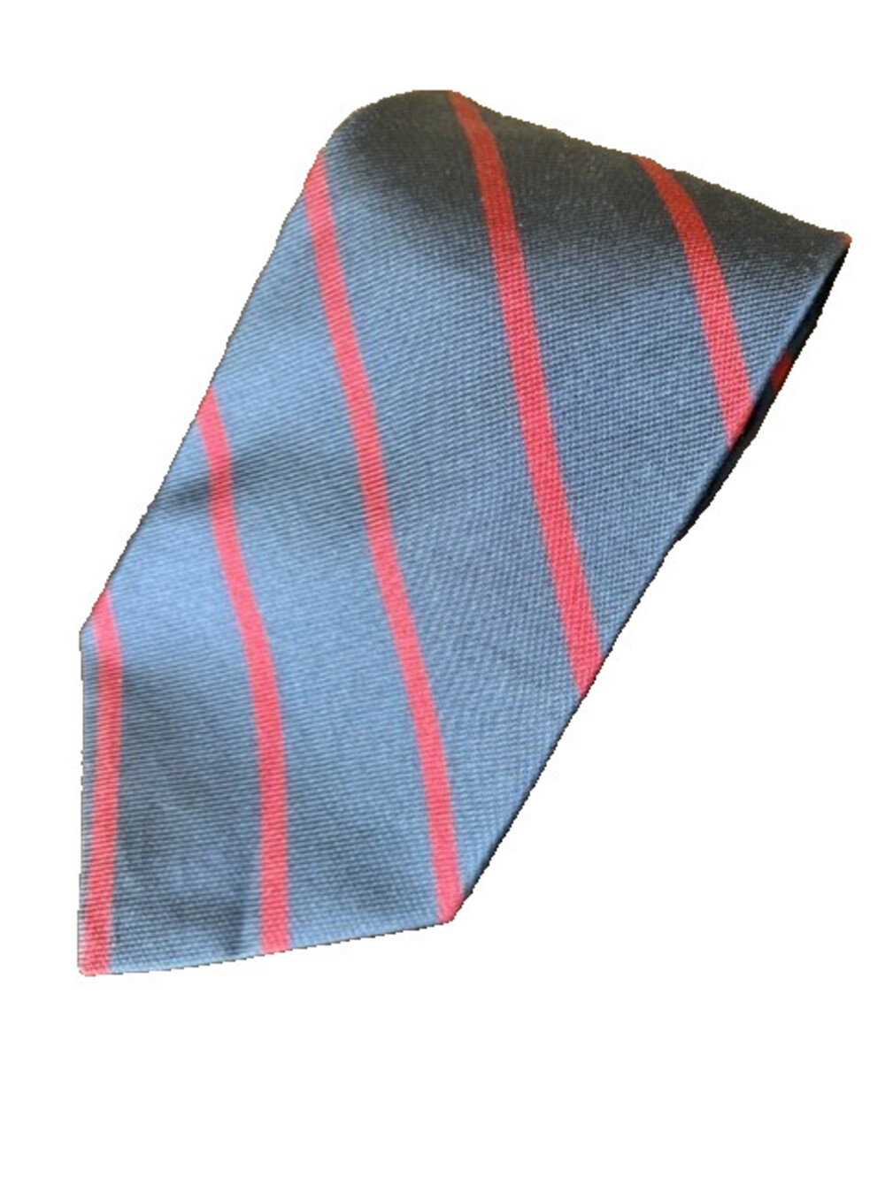 BROOKS BROTHERS MAKERS Mens Blue Red Repp Stripe 100% Silk Tie